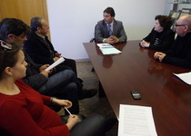 L'alcalde rep els responsables del Centre d'Iniciatives Culturals