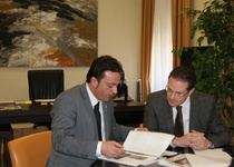 L'alcalde tracta amb el subdelegat del Govern el tema del Centre d'Estudis