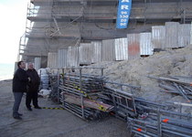 Peníscola inicia la restauració de la segona fase de les murades de la seua façana nord