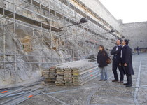 Peníscola inicia la restauració de les murades de la façana nord 