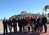 La delegació de Saint-Pol-de-Léon visita Peníscola durant la seua estada a Benicarló