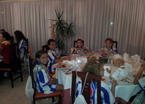 Un "descans" gastronòmic en l'atrafegat programa d'actes de la Reina i Dames de les Festes de Peníscola