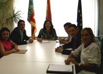 L'alcalde tracta els avanços en l'estació depuradora amb la consellera