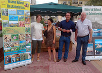 Columbretes al teu abast, la campanya de promoció d’aquest entorn natural ompli el Passeig Marítim de Peníscola