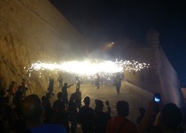 Espectacular correfoc a Peníscola