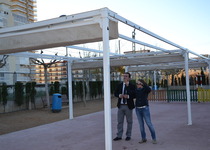 L’Ajuntament de Peníscola renova els tendals del CEIP Jaime Sanz