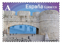 Correus emet un segell dedicat al Portal de Sant Pere de Peníscola