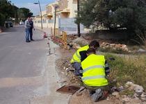 Comença l'execució de la instal·lació per a l'enllumenat del camí de Cervera, a través dels Plans Provincials