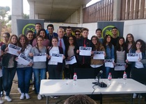 Els alumnes de l’institut Alfred Ayza participen en el taller de guió del festival Castelló Negre