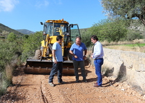 Peníscola arregla els camins rurals amb la col·laboració de la Diputació Provincial i el Consorci de Bombers
