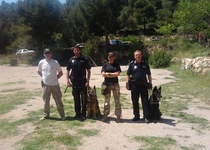 La Unitat Canina de la Policia Local assisteix a unes jornades de formació