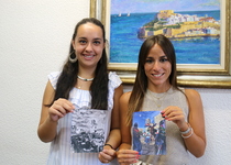 'Camí de l'Ermitana' i 'Colors de setembre', ambdues de Pere Martell, portada i contraportada del programa de Festes Patronals de Peníscola 2017