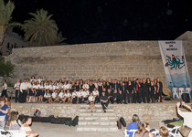 Les Bandes de Música de Gallur i Peníscola comparteixen escenari a Peníscola